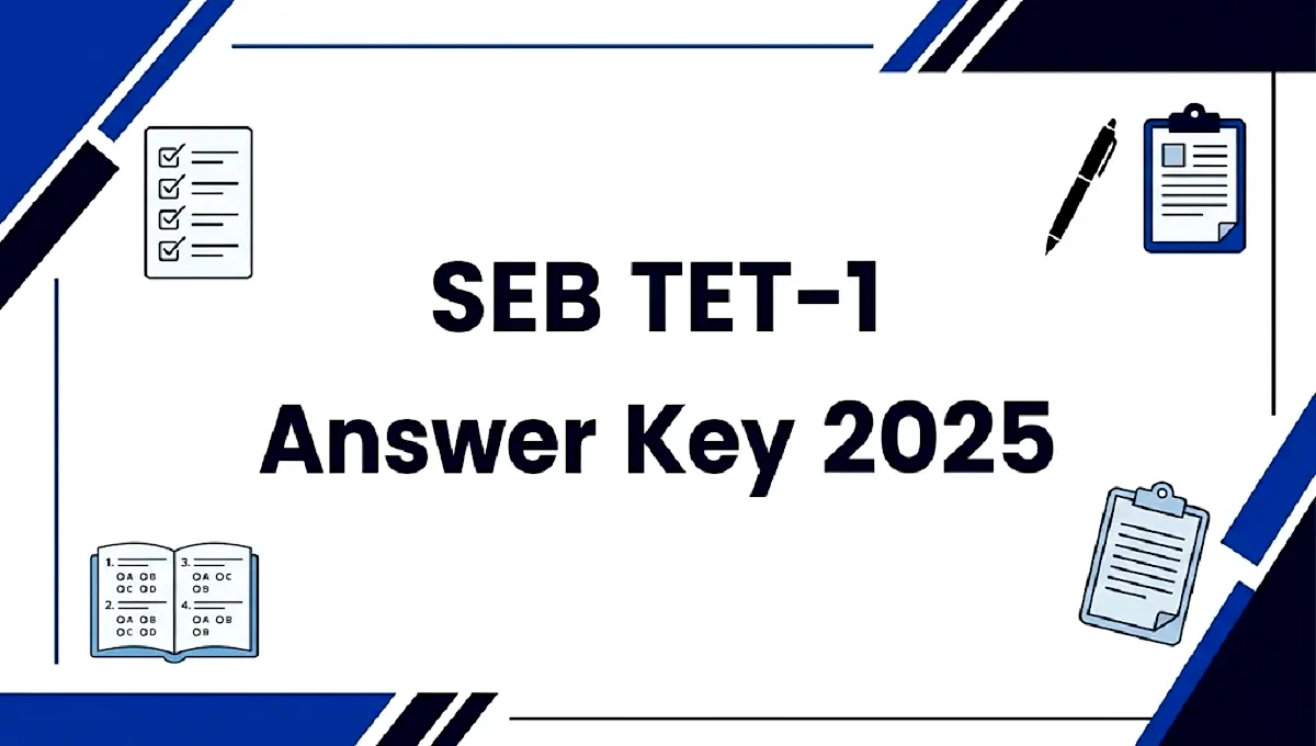 SEB TET-1 Answer Key 2025