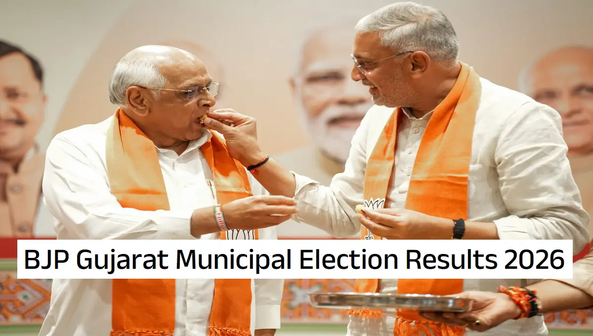 BJP Gujarat Municipal Election Results 2026