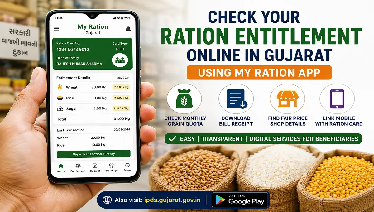 Check Your Ration Entitlement Online in Gujarat Using My Ration App