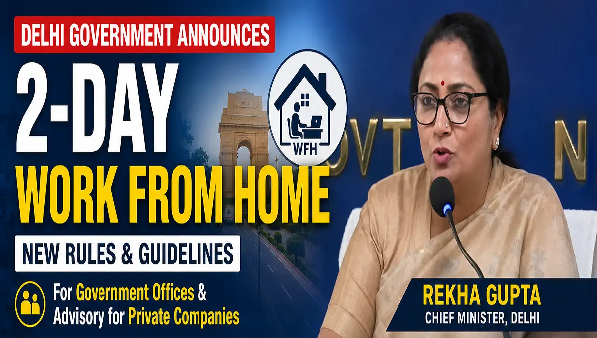 Delhi Govt Announces Work From Home Rules for Offices