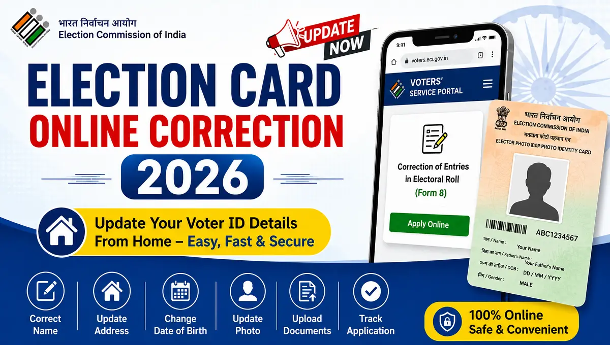 Election Card Online Correction 2026