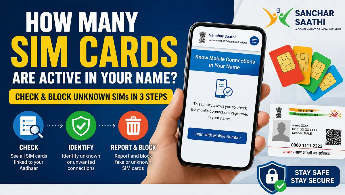 How Many SIM Cards Are Active in Your Name