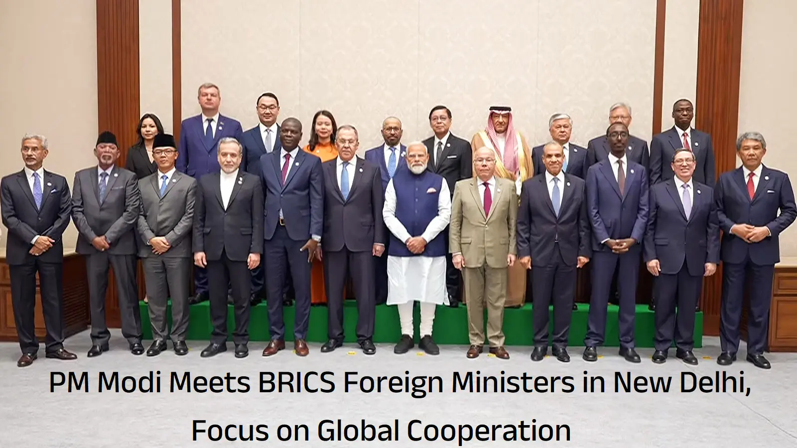 PM Modi Meets BRICS Foreign Ministers