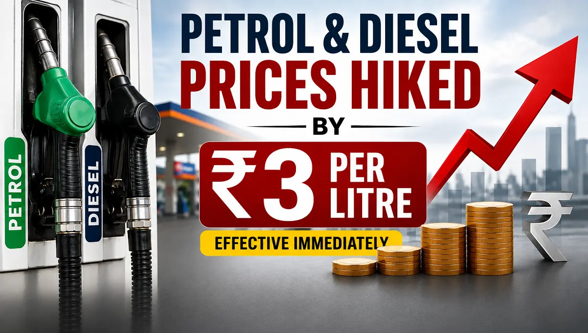 Petrol Diesel Prices Hiked