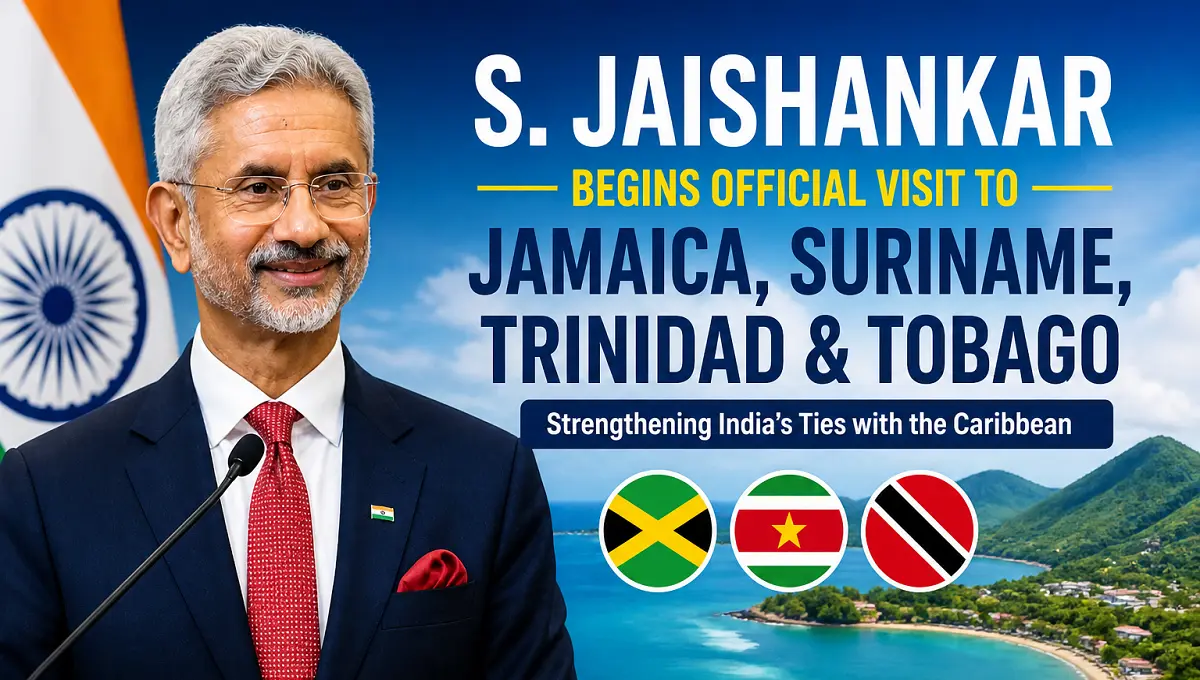 S Jaishankar Caribbean Visit